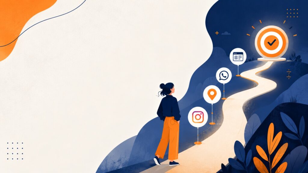 Ilustración de blog sobre marketing digital para pymes